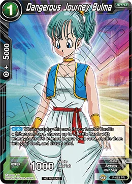 Dangerous Journey Bulma 「P-083」「EN」