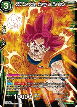 SSG Son Goku, Energy of the Gods 「P-094」「EN」