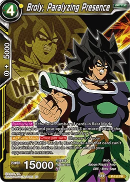 Broly, Paralyzing Presence 「P-111_PR」「EN」