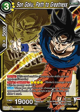 Son Goku, Path to Greatness 「P-115_PR」「EN」