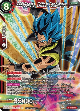 SSB Gogeta, Critical Combination 「P-118」「EN」