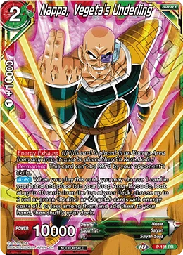 Nappa, Vegeta's Underling 「P-131」「EN」