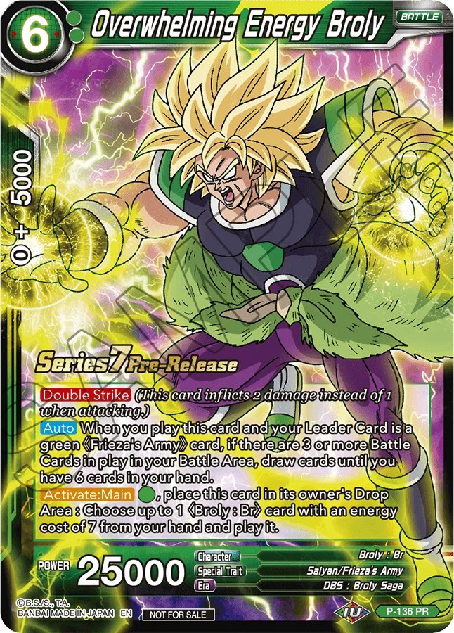 Overwhelming Energy Broly 「P-136_PR」「EN」