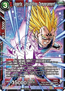 Vegeta, Unyielding Temperament 「P-143」「EN」