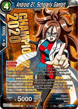 Android 21, Scholarly Gambit 「P-202」「EN」