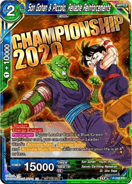 Son Gohan & Piccolo, Reliable Reinforcements 「P-208」「EN」