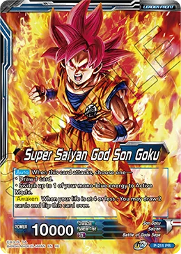 Super Saiyan God Son Goku 「P-211_PR」「EN」