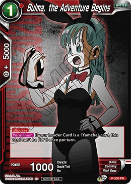 Bulma, the Adventure Begins 「P-233」「EN」