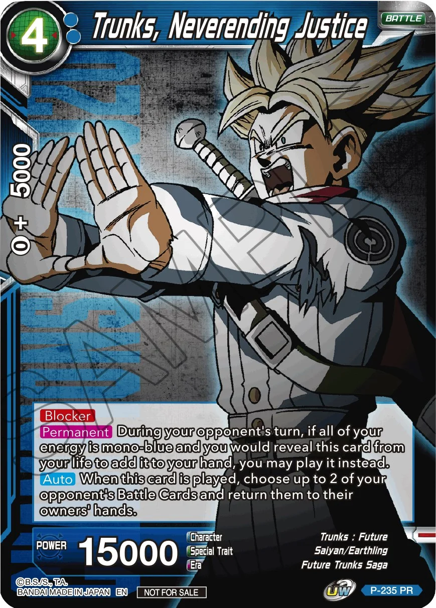Trunks, Neverending Justice 「P-235」「EN」