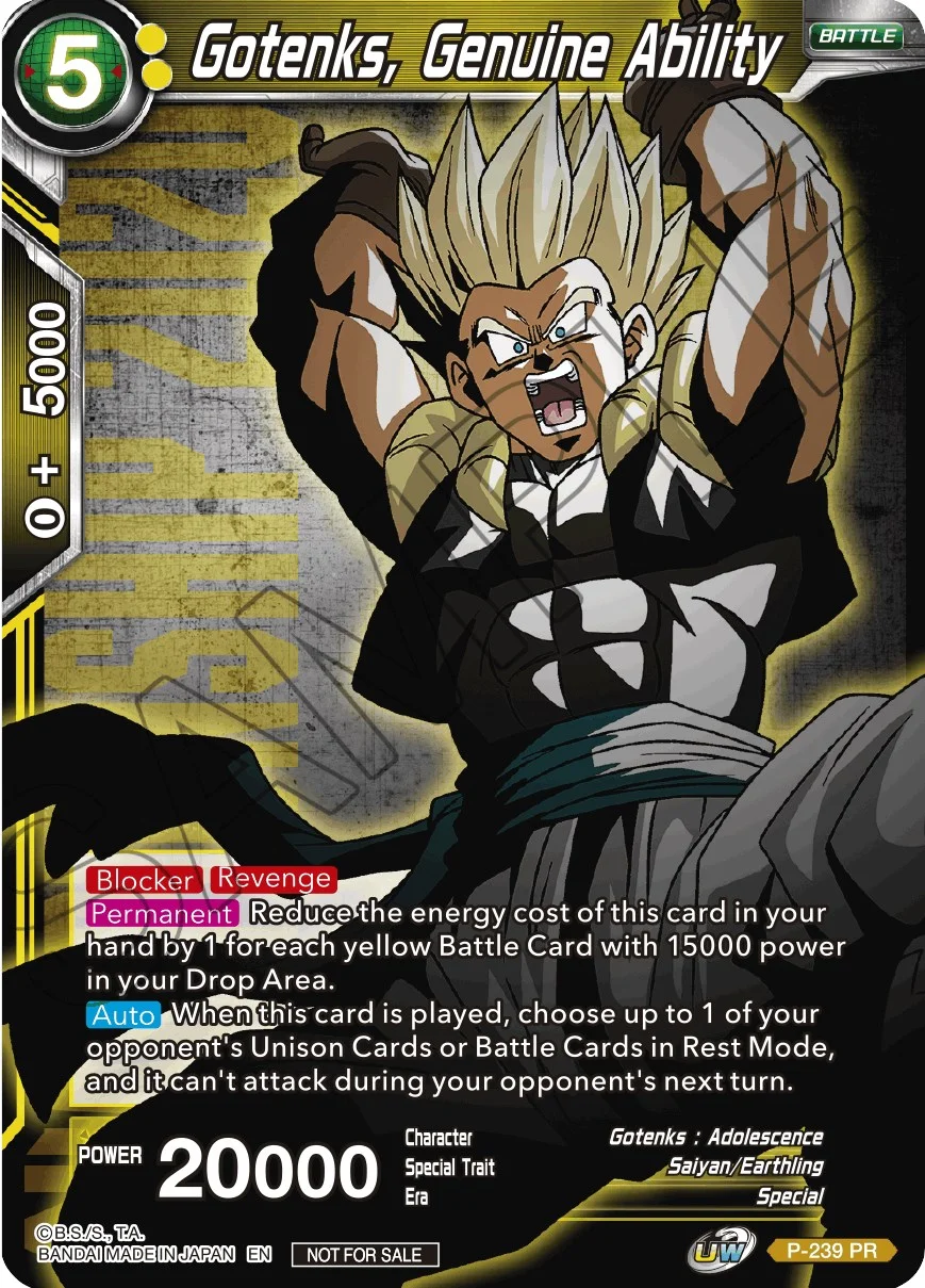 Gotenks, Genuine Ability 「P-239」「EN」