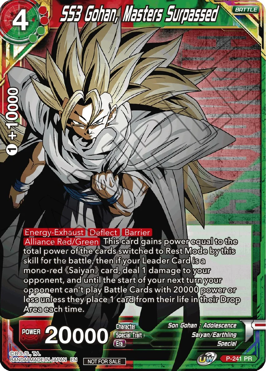 SS3 Gohan, Masters Surpassed 「P-241」「EN」
