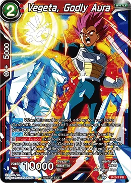 Vegeta, Godly Aura 「P-247」「EN」