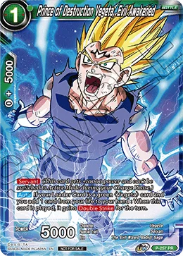 Prince of Destruction Vegeta, Evil Awakened 「P-257」「EN」