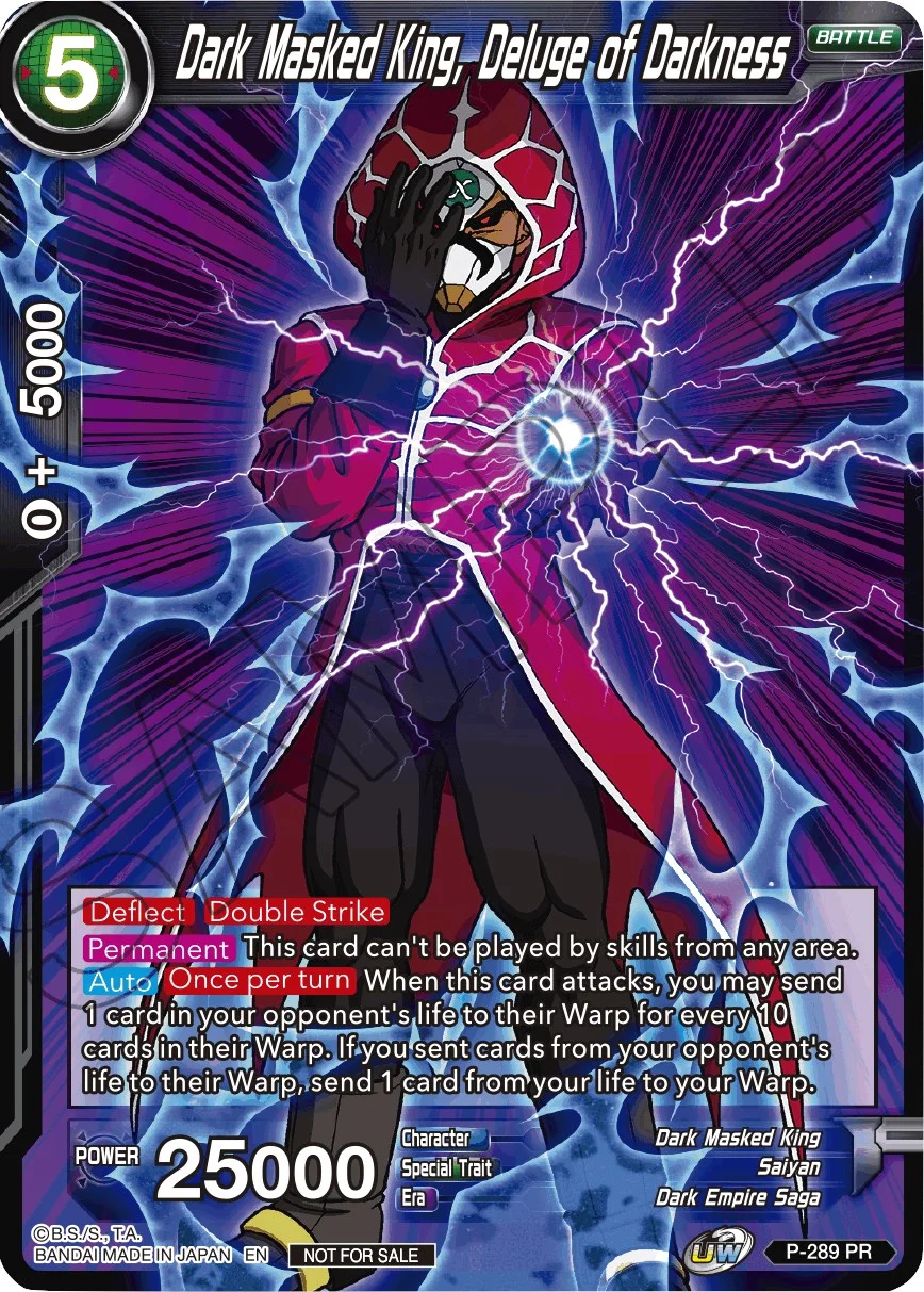 Dark Masked King, Deluge of Darkness 「P-289」「EN」