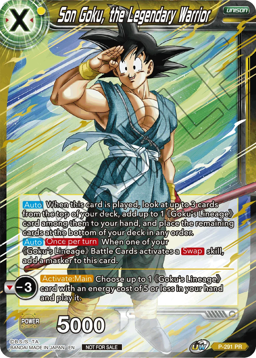 Son Goku, the Legendary Warrior 「P-291」「EN」