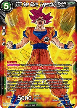 SSG Son Goku, Legendary Spirit 「P-312」「EN」
