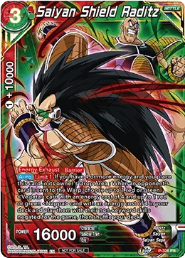 Saiyan Shield Raditz 「P-326」「EN」