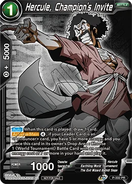 Hercule, Champion's Invite 「P-332」「EN」