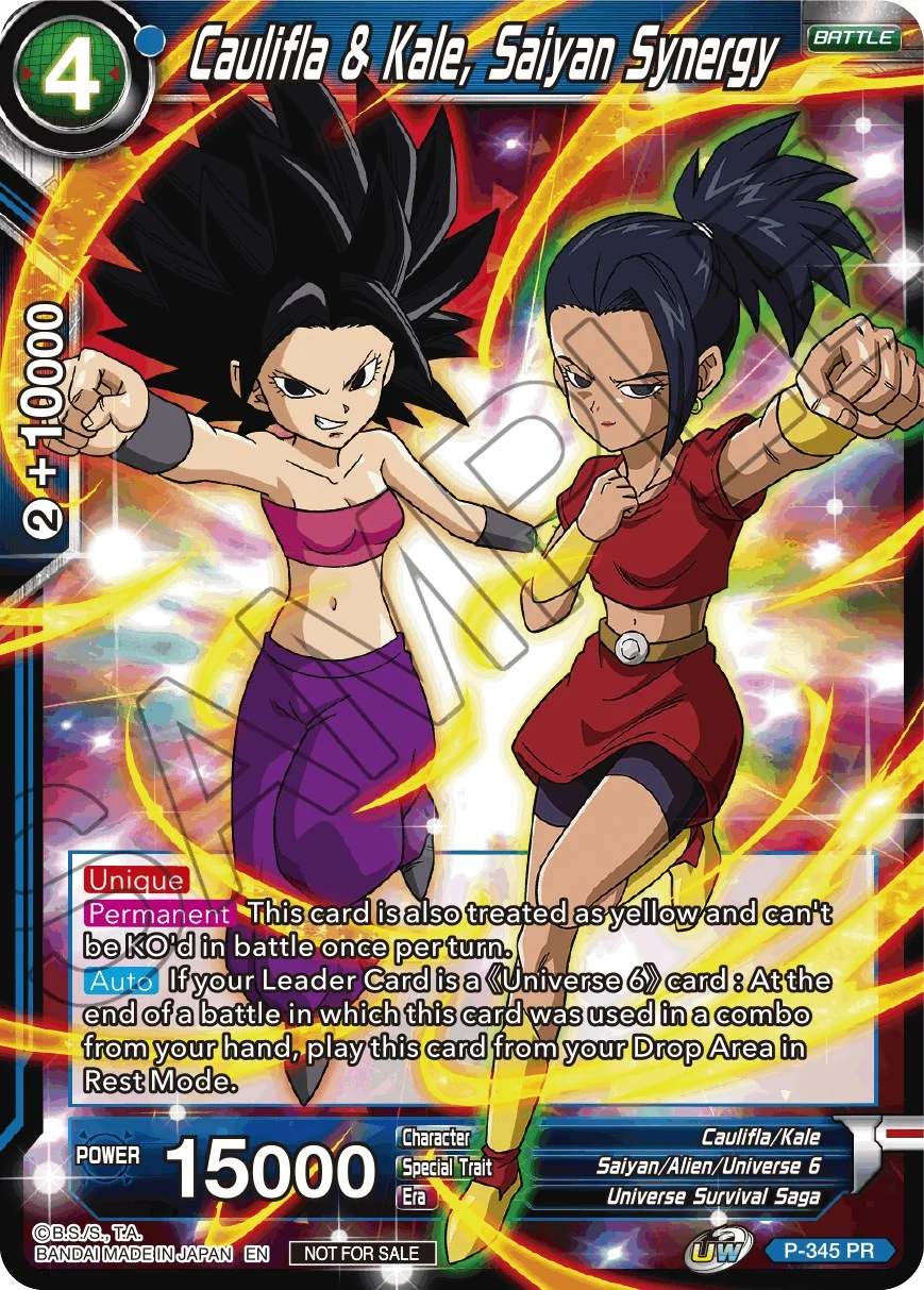 Caulifla & Kale, Saiyan Synergy 「P-345」「EN」