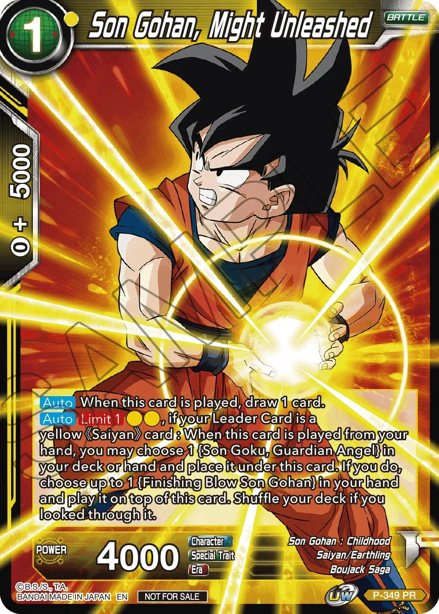 Son Gohan, Might Unleashed 「P-349」「EN」