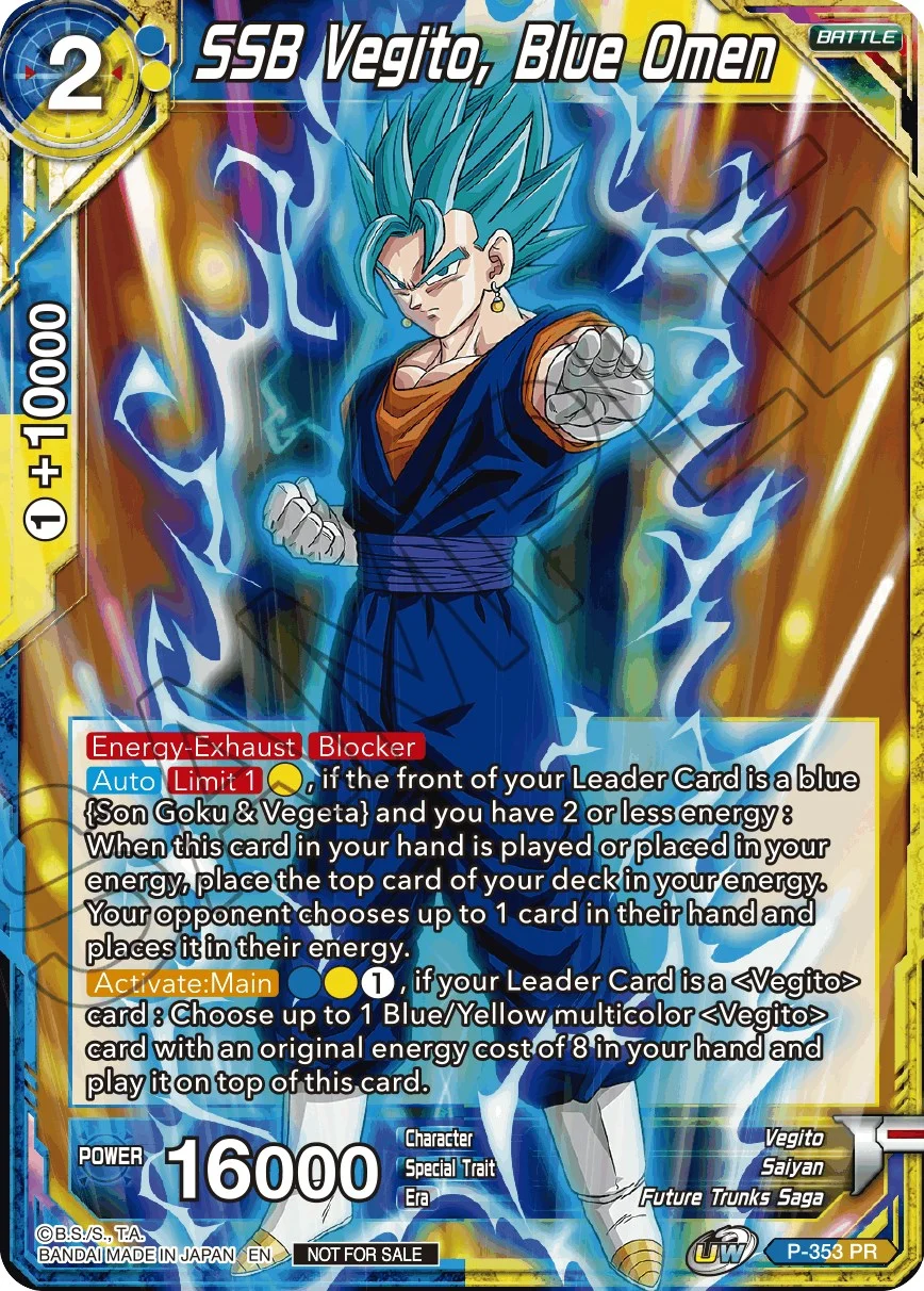 SSB Vegito, Blue Omen 「P-353」「EN」