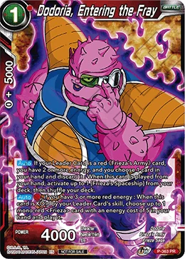 Dodoria, Entering the Fray 「P-363」「EN」