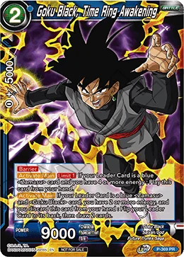 Goku Black, Time Ring Awakening 「P-369」「EN」
