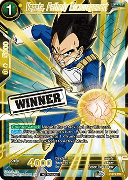 Vegeta, Fatherly Encouragement 「P-372_PR」「EN」