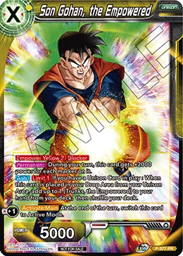 Son Gohan, the Empowered 「P-377」「EN」