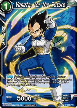Vegeta, for the Future 「P-385」「EN」