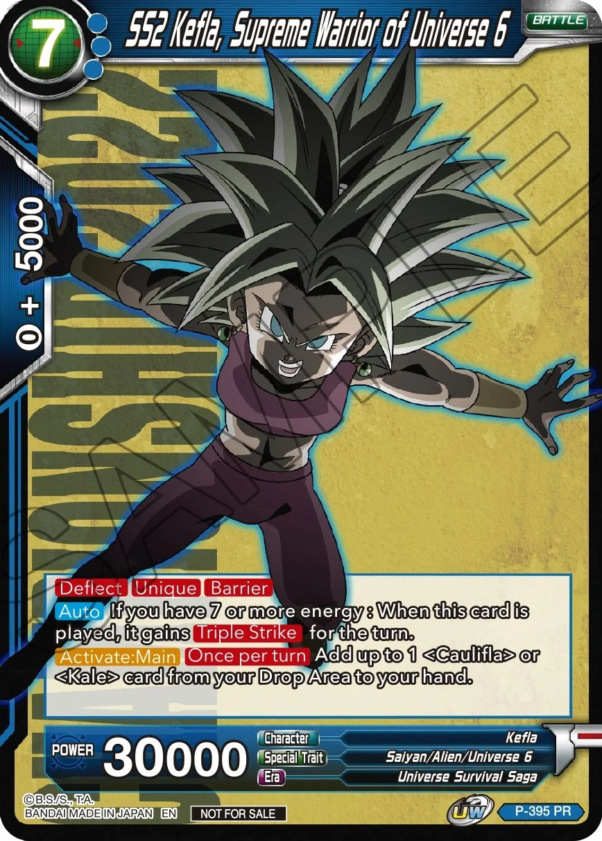 SS2 Kefla, Supreme Warrior of Universe 6 「P-395_PR」「EN」