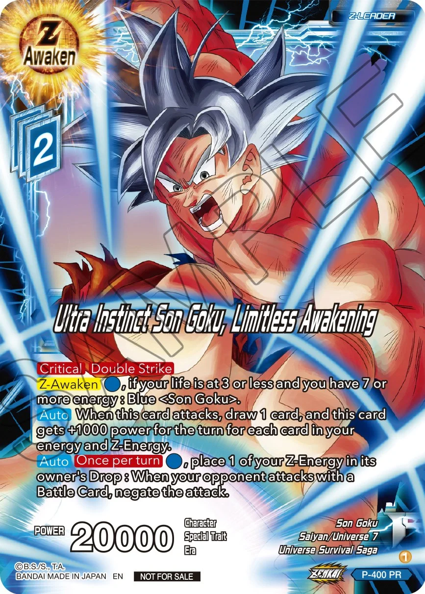 Ultra Instinct Son Goku, Limitless Awakening 「P-400_PR」「EN」