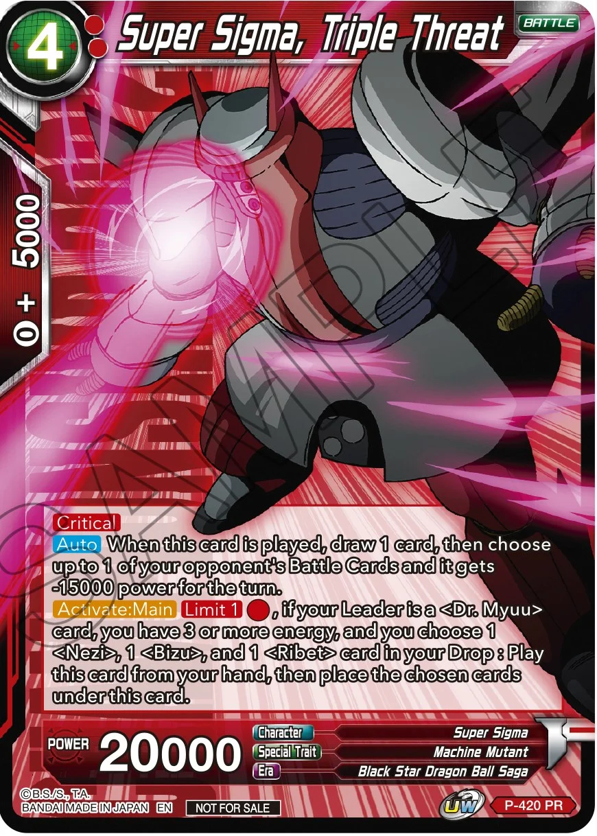 Super Sigma, Triple Threat 「P-420_PR」「EN」