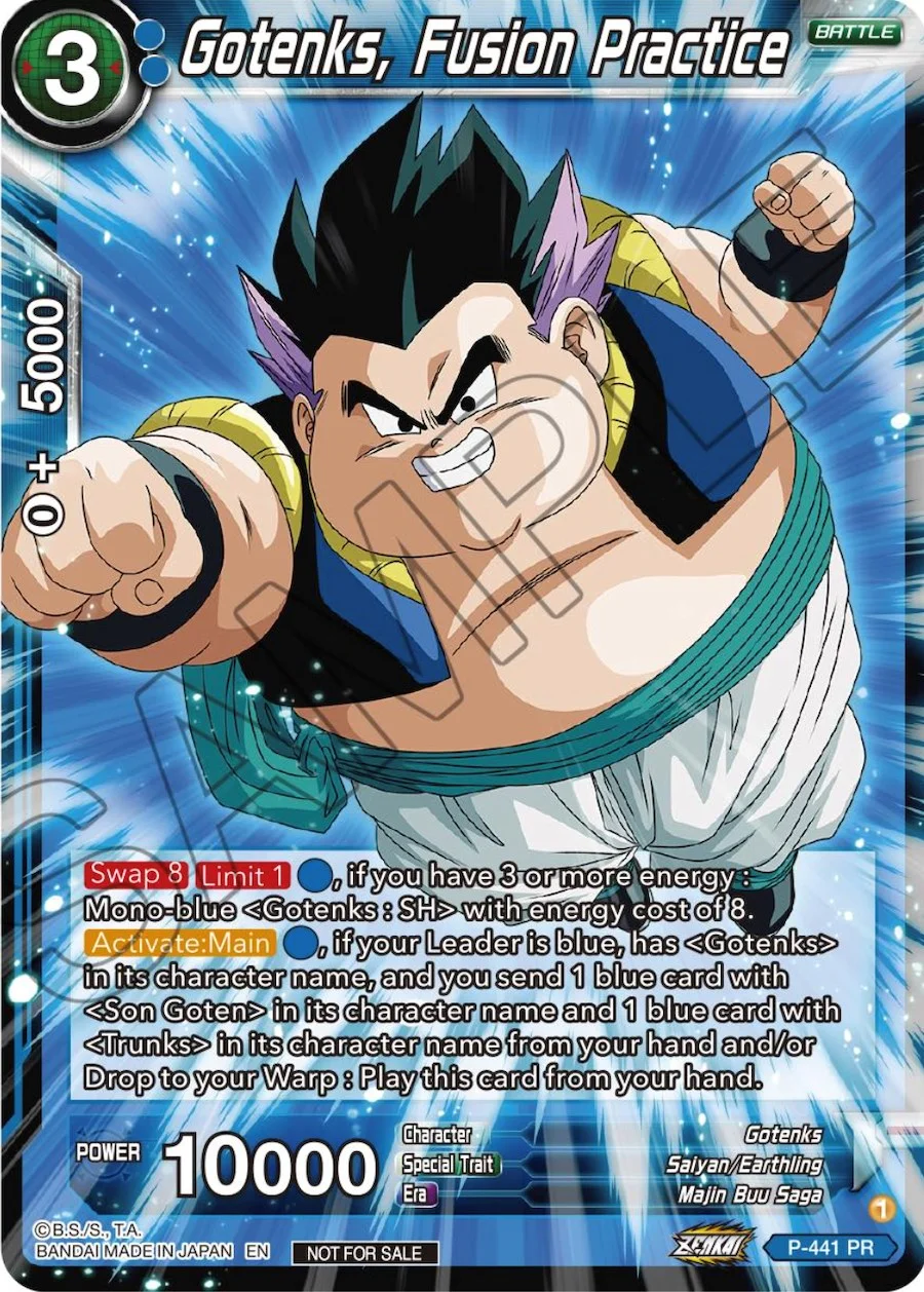 Gotenks, Fusion Practice 「P-441」「EN」