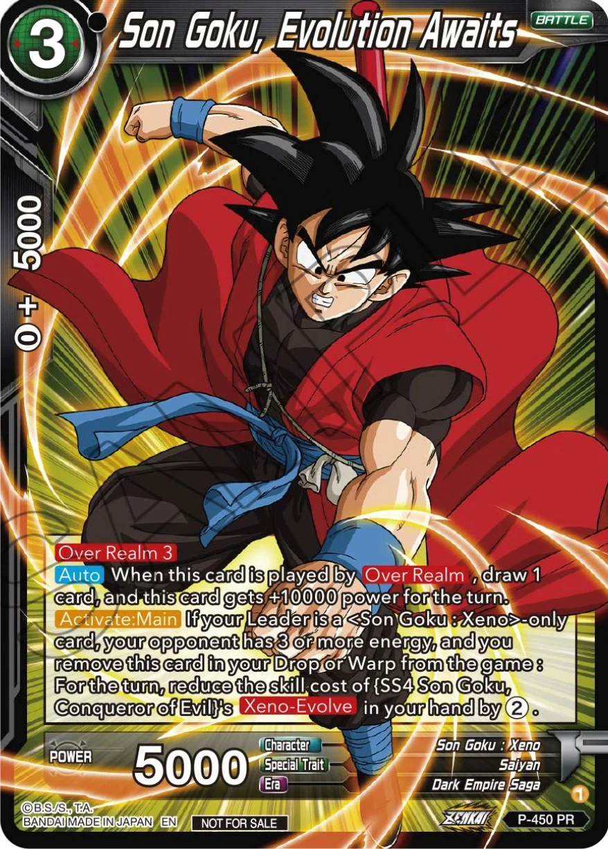 Son Goku, Evolution Awaits 「P-450」「EN」