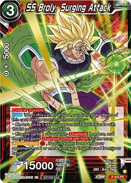 SS Broly, Surging Attack 「P-453」「EN」