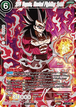 SS4 Vegeta, Heated Fighting Spirit 「P-457_PR」「EN」
