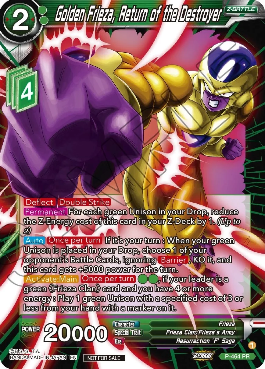 Golden Frieza, Return of the Destroyer 「P-464」「EN」