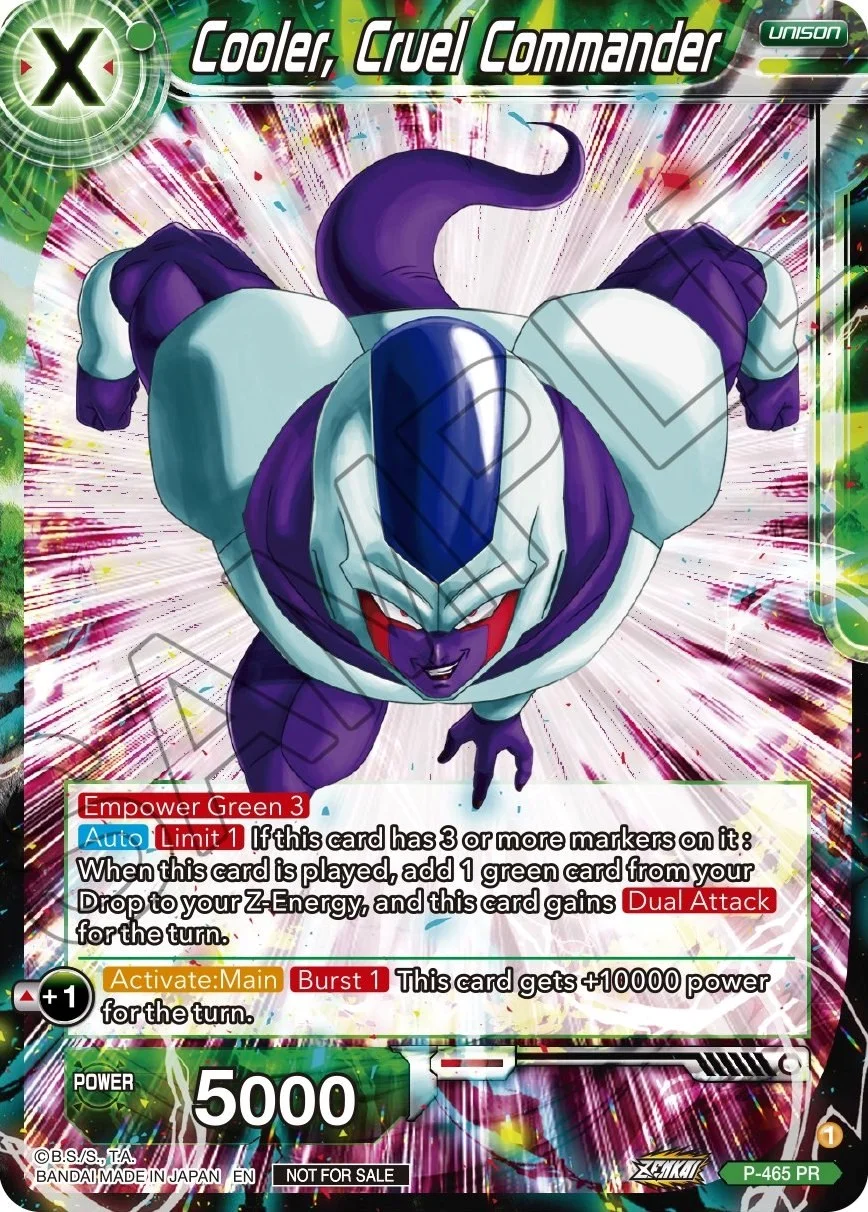 Cooler, Cruel Commander 「P-465」「EN」