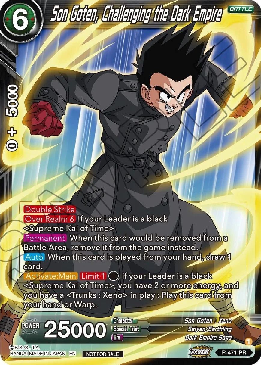 Son Goten, Challenging the Dark Empire 「P-471」「EN」