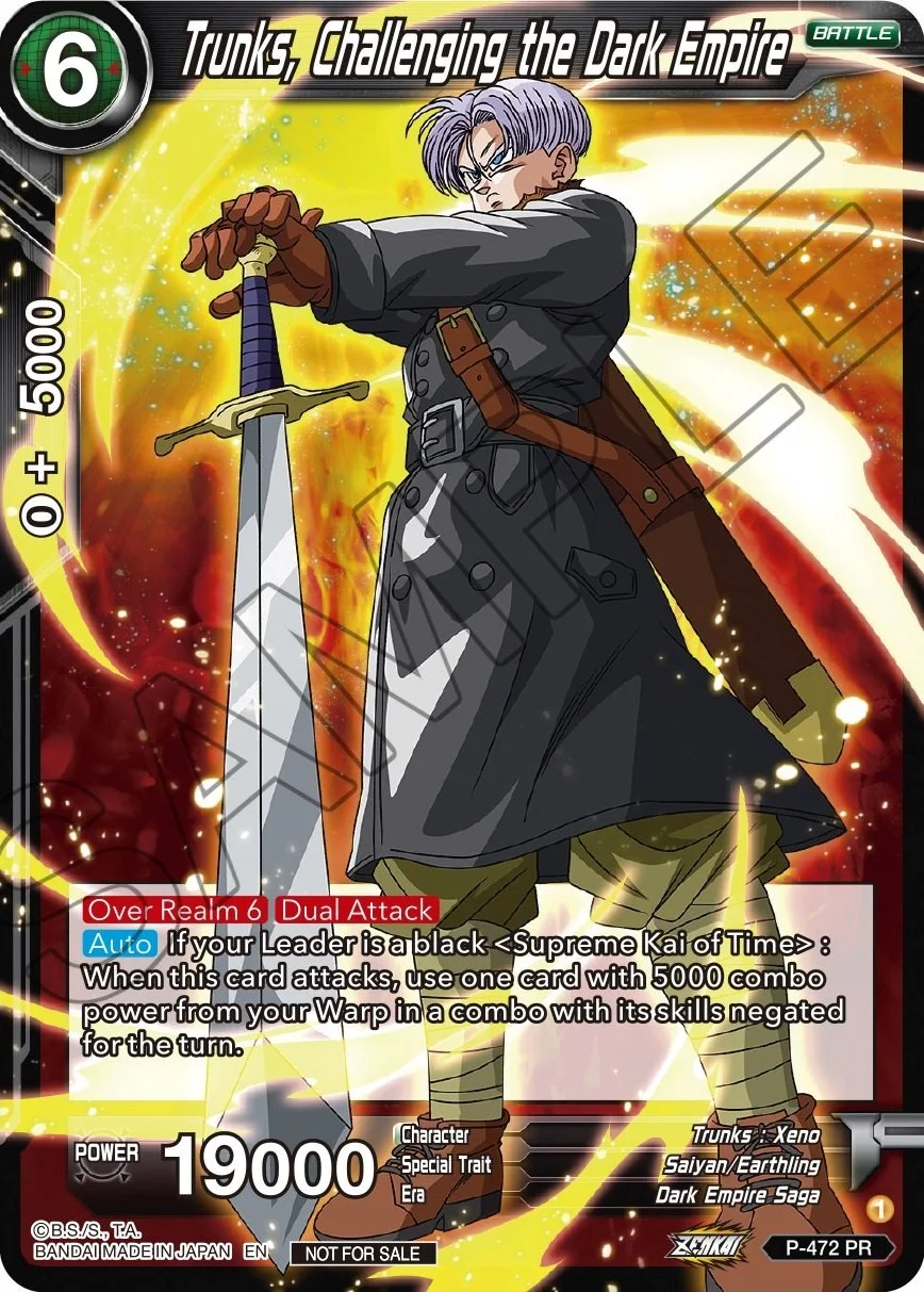Trunks, Challenging the Dark Empire 「P-472」「EN」