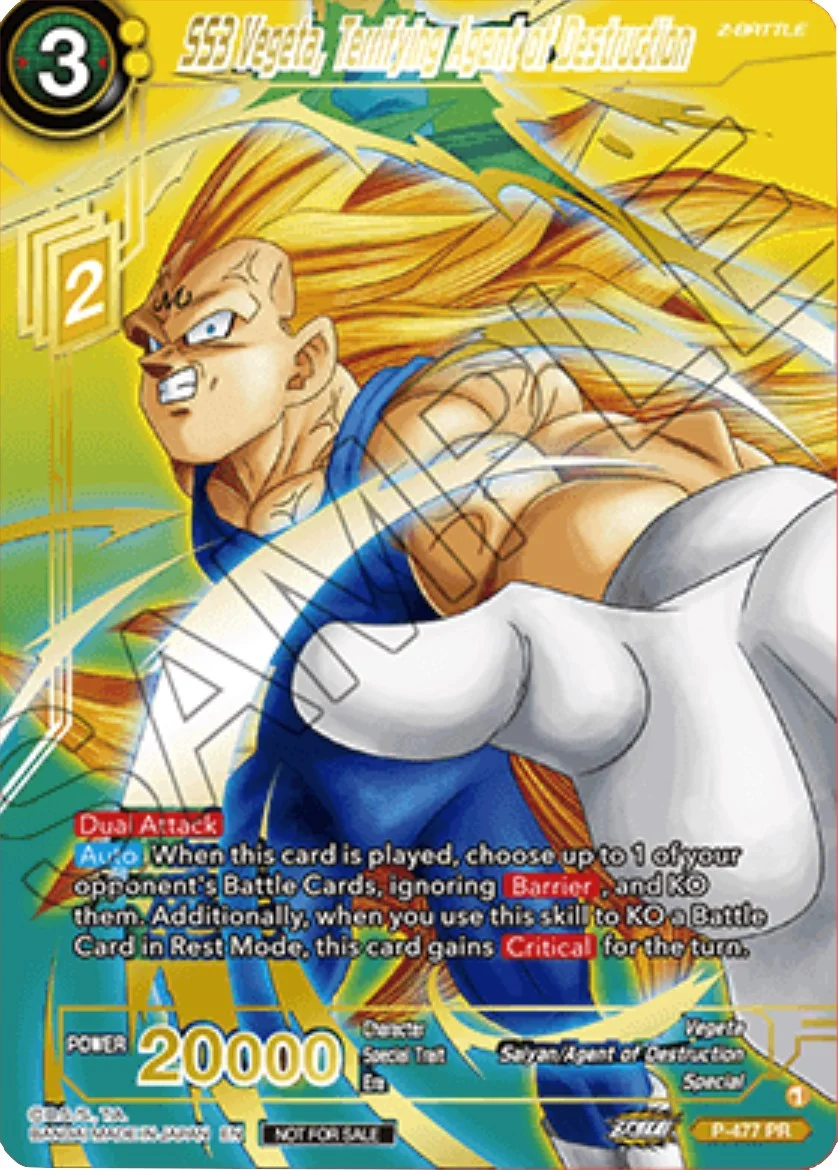 SS3 Vegeta, Terrifying Agent of Destruction 「P-477」「EN」