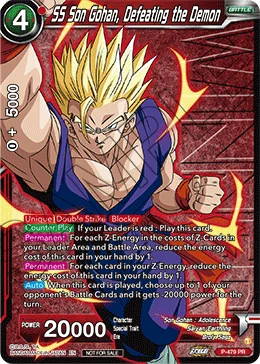 SS Son Gohan, Defeating the Demon 「P-479_PR」「EN」