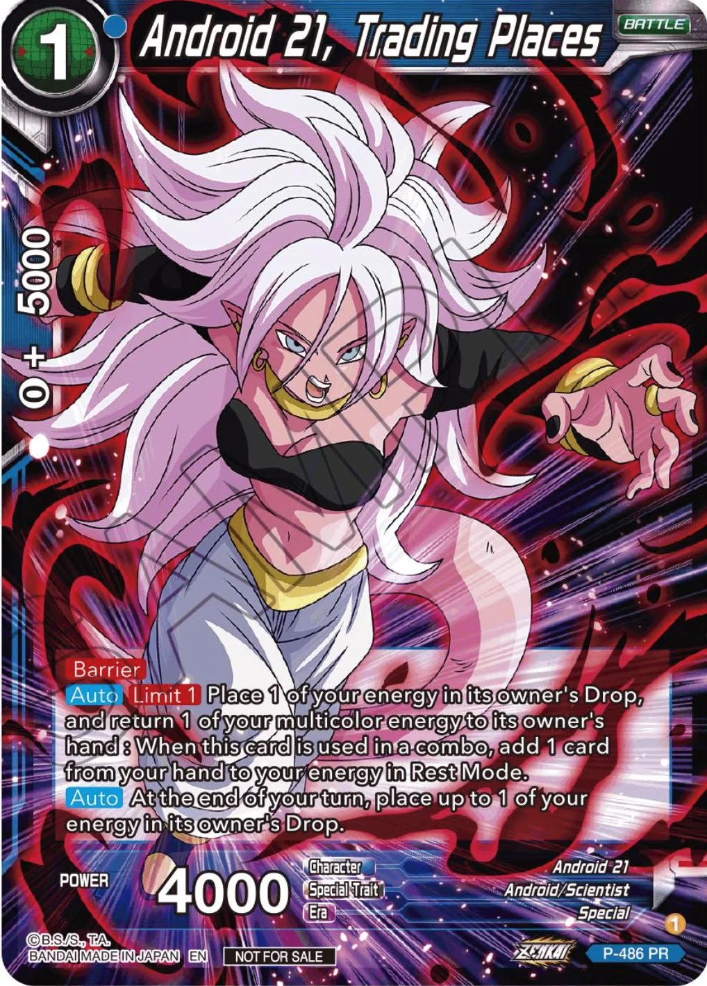 Android 21, Trading Places 「P-486」「EN」