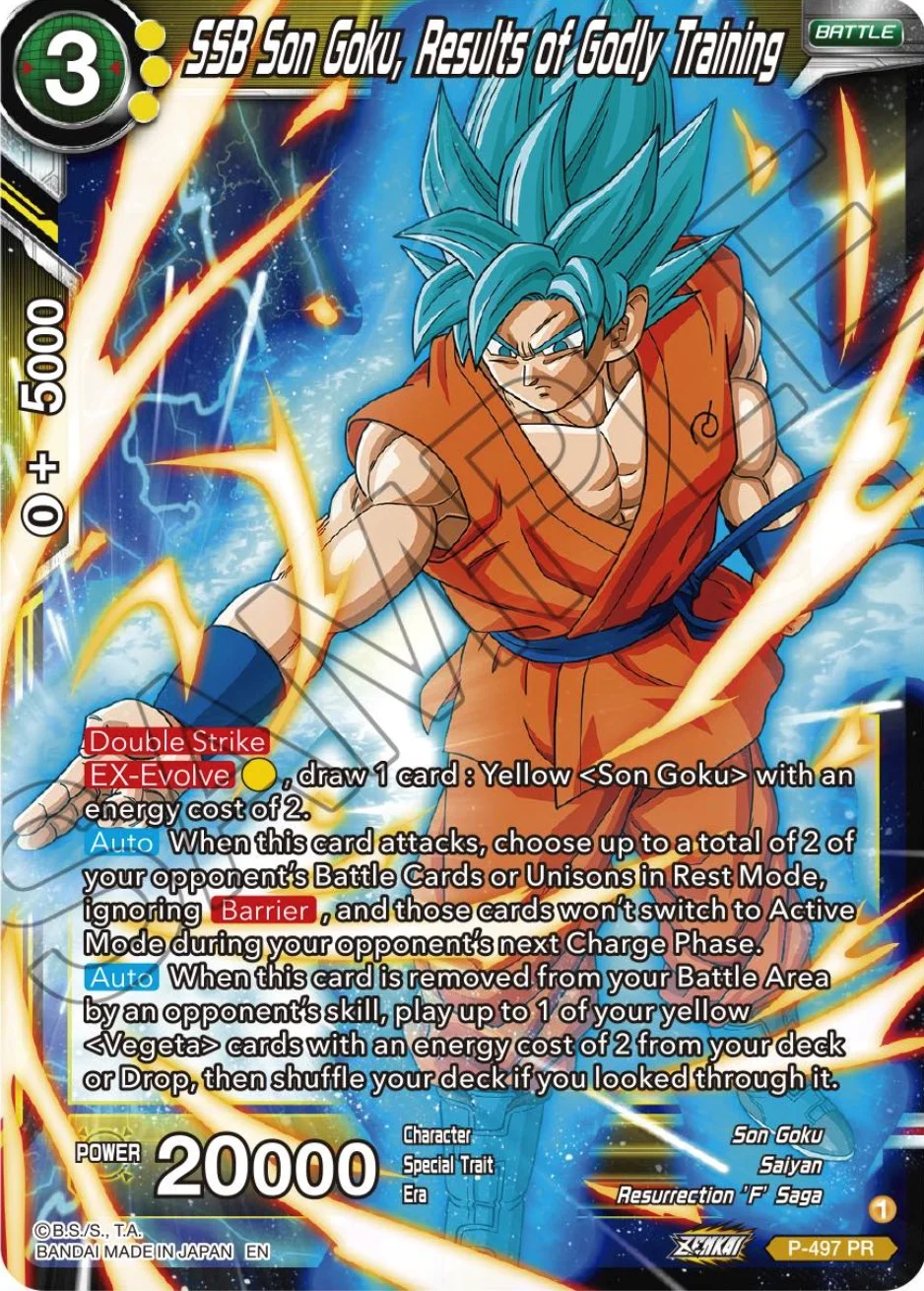 SSB Son Goku, Results of Godly Training 「P-497」「EN」