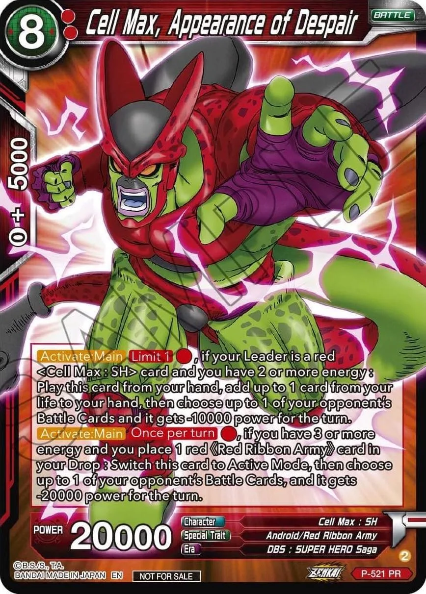 Cell Max, Appearance of Despair 「P-521」「EN」