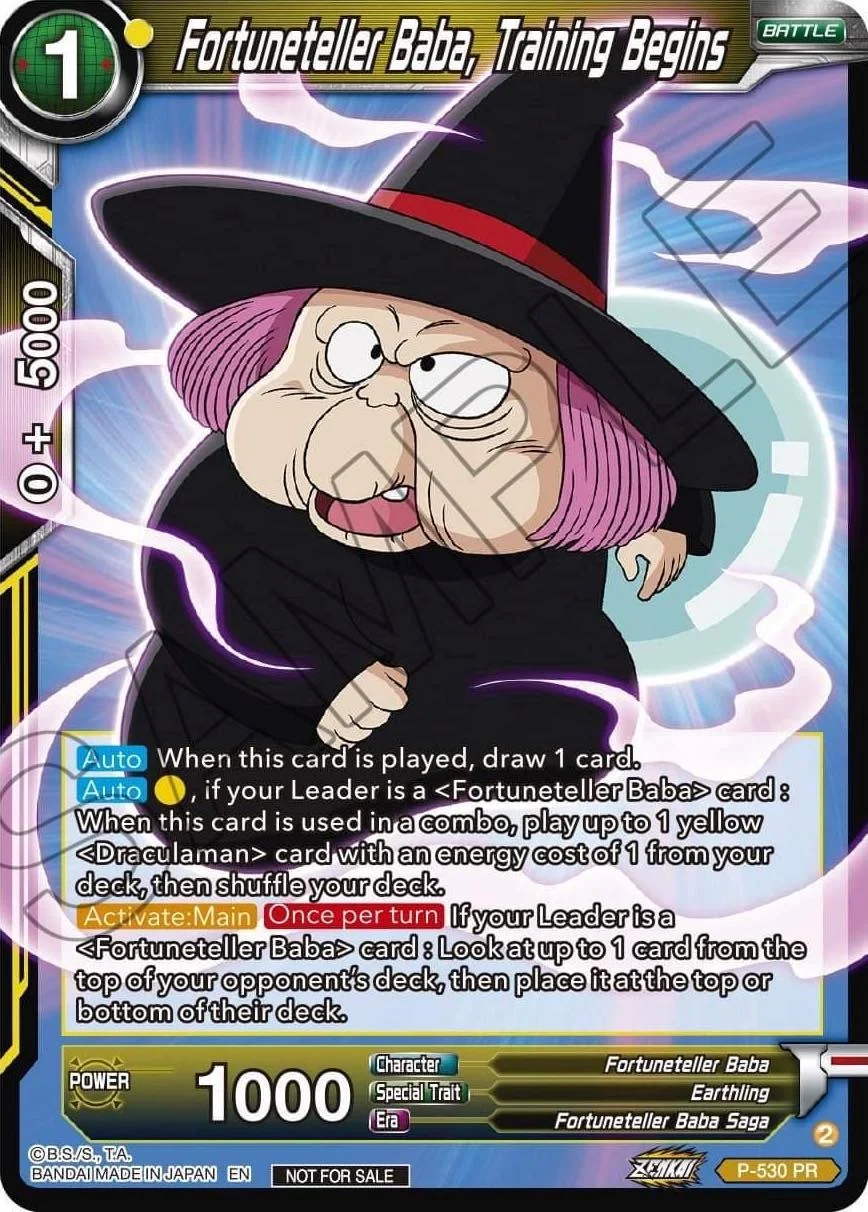 Fortuneteller Baba, Training Begins 「P-530」「EN」