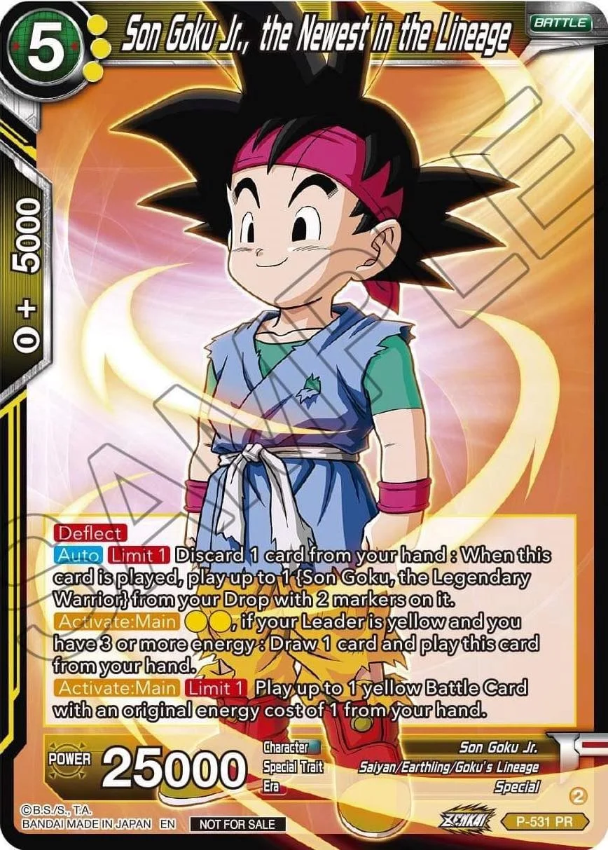 Son Goku Jr., the Newest in the Lineage 「P-531_PR」「EN」