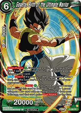 Gogeta, Birth of the Ultimate Warrior 「P-538」「EN」