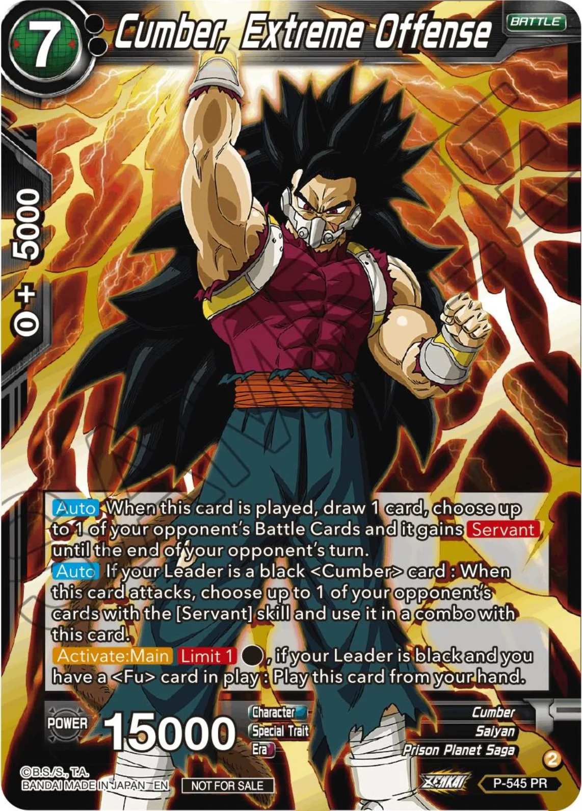 Cumber, Extreme Offense 「P-545」「EN」